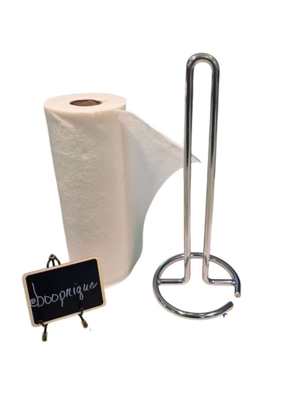 Silver Paper Towel Holder Modern